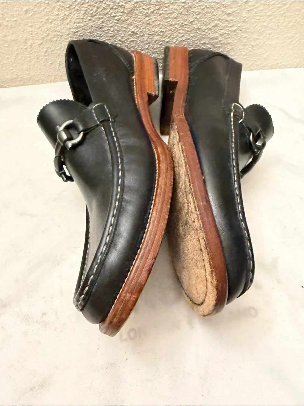 Salvatore Ferraro men black  Oxfords shoes, pre-owned, SZ 11